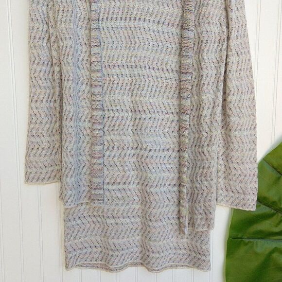 Vintage Missoni Sport Dress and Cardigan Sweater Set Size S 40 44 Knit Rayon - Picture 5 of 12